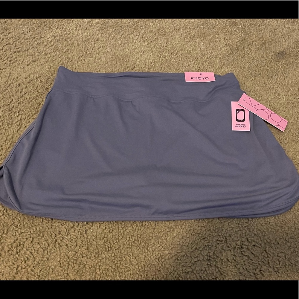 Kyoyo purple tennis skort